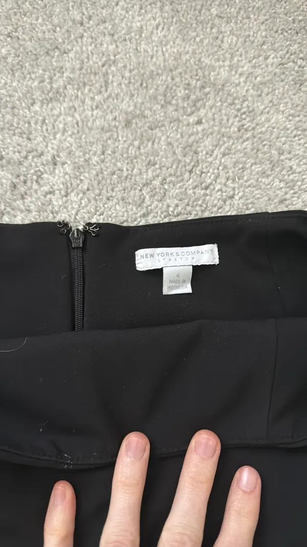 New York & Co. Black Pencil Skirt - Image 4