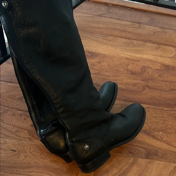 FRYE‎ Women's Melissa Button Back Zip Wide Calf 7 B 76430 4 4001 F 11 - Image 2