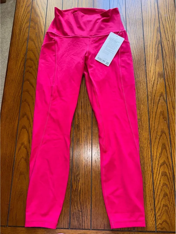 Lululemon Align With Pockets High Rise 25” Mulberry Spark Size 6 NWT - Image 4