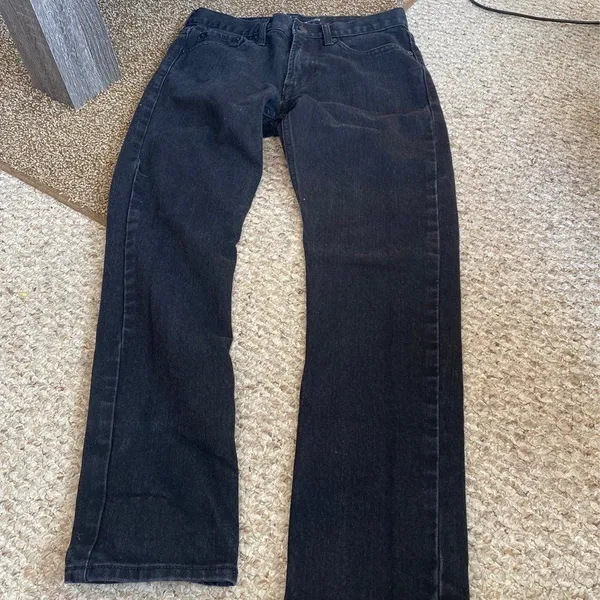 Old navy black slim‎ jeans size 28 - Image 2