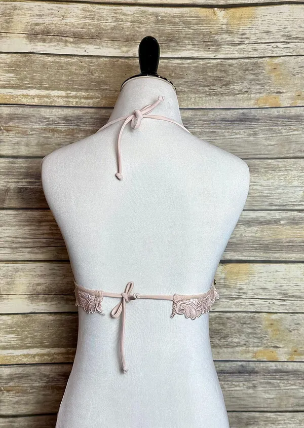 Love & Lemons Naples Lace Bikini Top Size Small - Image 5