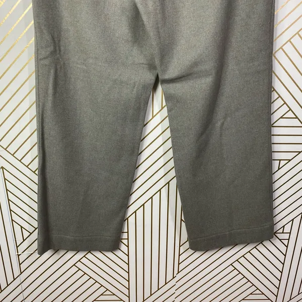 J.‎ Crew Olive Green Gray High Waist Trouser Work Fall Pants Size US 10 - Image 8