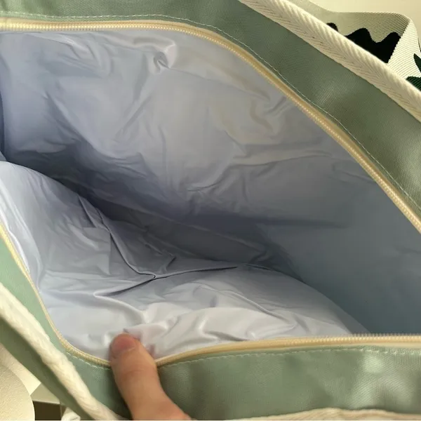 Business & Pleasure Co Cooler Tote Green Canvas Beach Bag NWT - Image 8