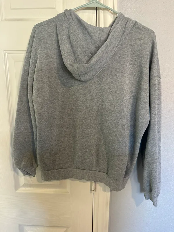 Grey Zip Up Gray - Image 2