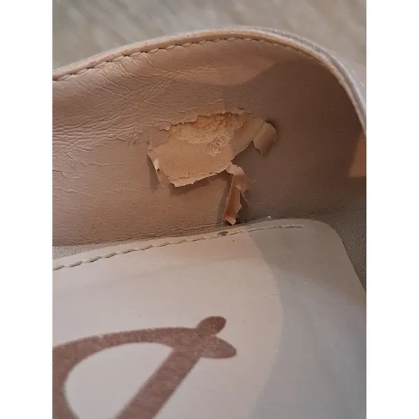 Sam Edelman Strappy Tan Beige Open Toe Heeled Sandals 3 in Heel Women size 8.5 - Image 12