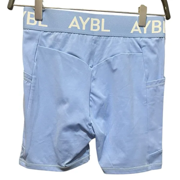 ABYL BLUE‎ NWT TRAINING SHORTS SIZE MEDIUM Blue - Image 9