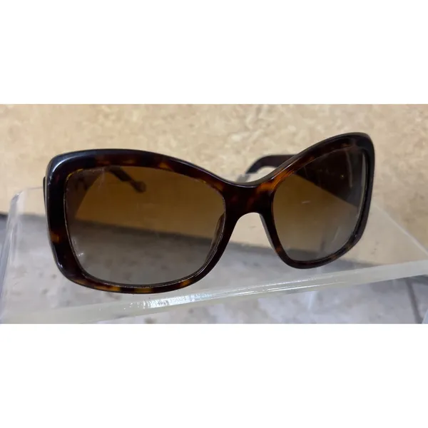 Versace Vintage Havana Tortoise Shell 4215 Polarized Womens Sunglasses and Case - Image 2