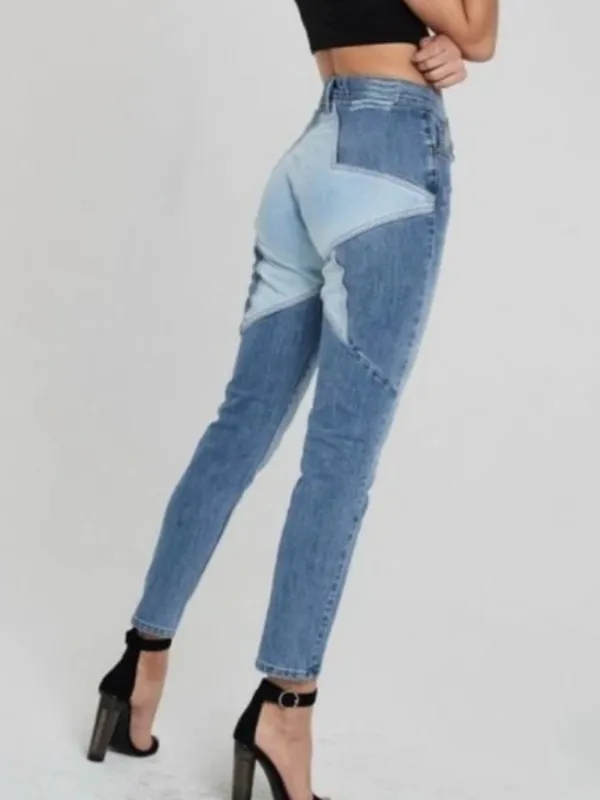 Revice Denim Star/Venus Crop Jeans Stargazer Size 24 Two Tone Y2K Streetwear - Image 2