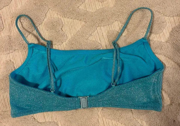 Triangl Blue Bikini Top - Image 2