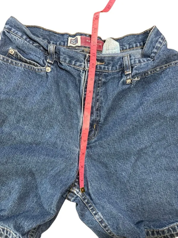 Y2K Vintage Faded Glory Denim Bermuda Jorts size 12 / 28” waist - Image 5
