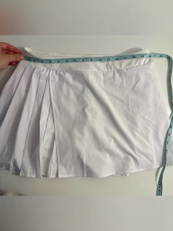 Avia White Pleated Women's Tennis Skort - Image 7