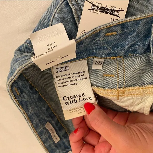 NWT CLOSED Denim Boyfriend Mid Waist Jeans - Image 3