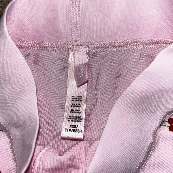 Skims Pink Limited Edition Ribbed Cherry Print Set Lana Del Ray Valentine - Image 5