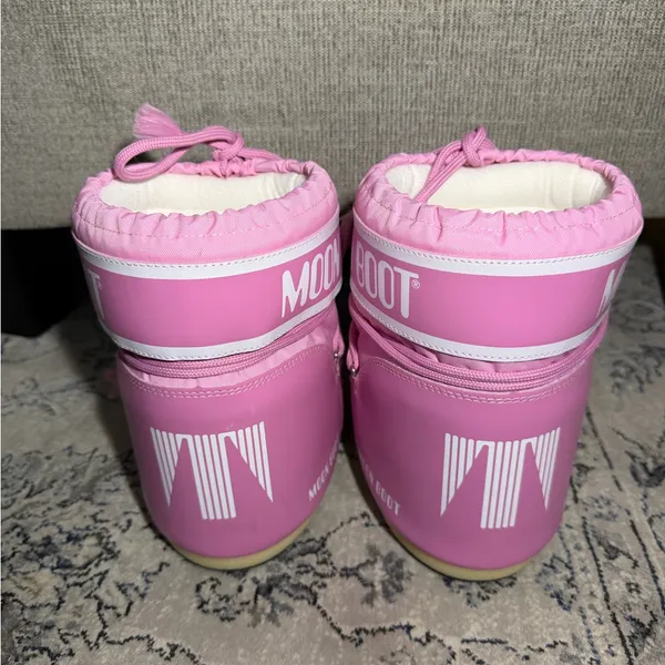 Moon Boot Icon Low Boot Pink Size 7 - Image 8