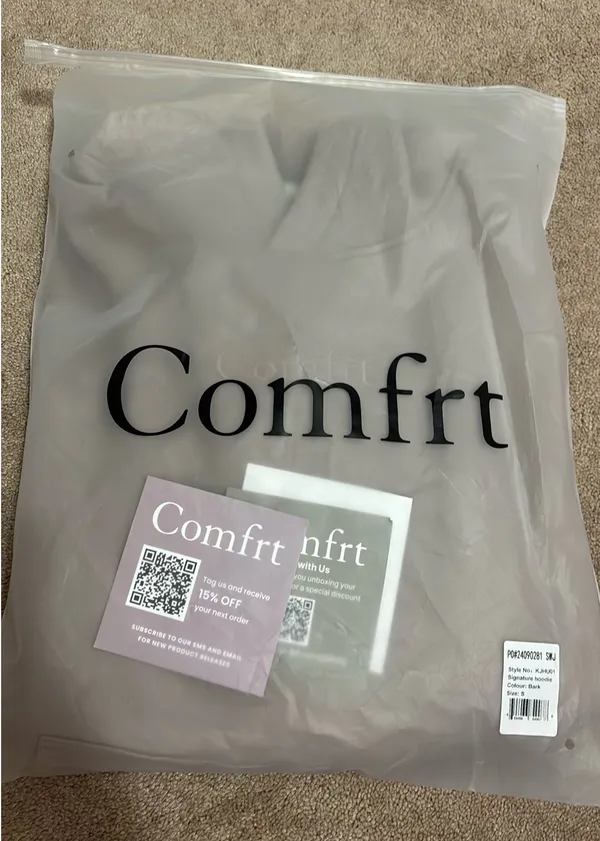 Comfrt Hoodie Gray - Image 5