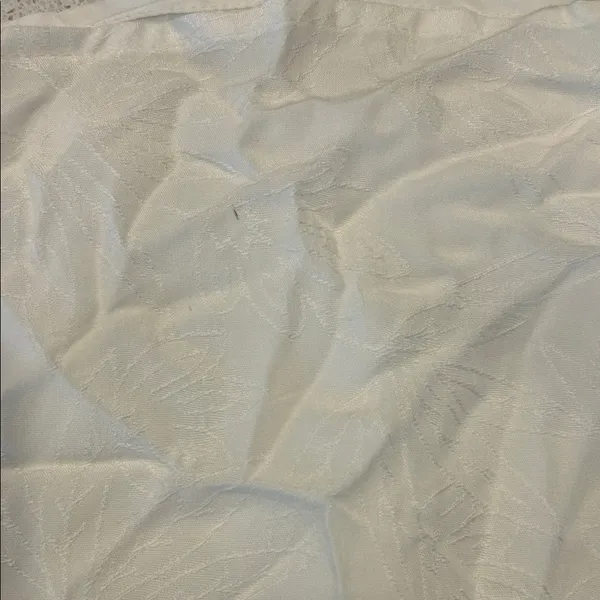 Elegant Cream Mini Dress White Size M - Image 5