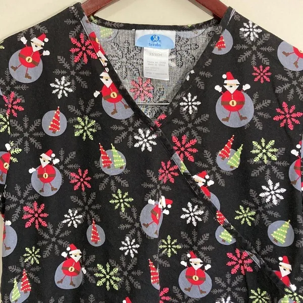 SB Scrubs Women’s Scrub Top Size XS - Image 2