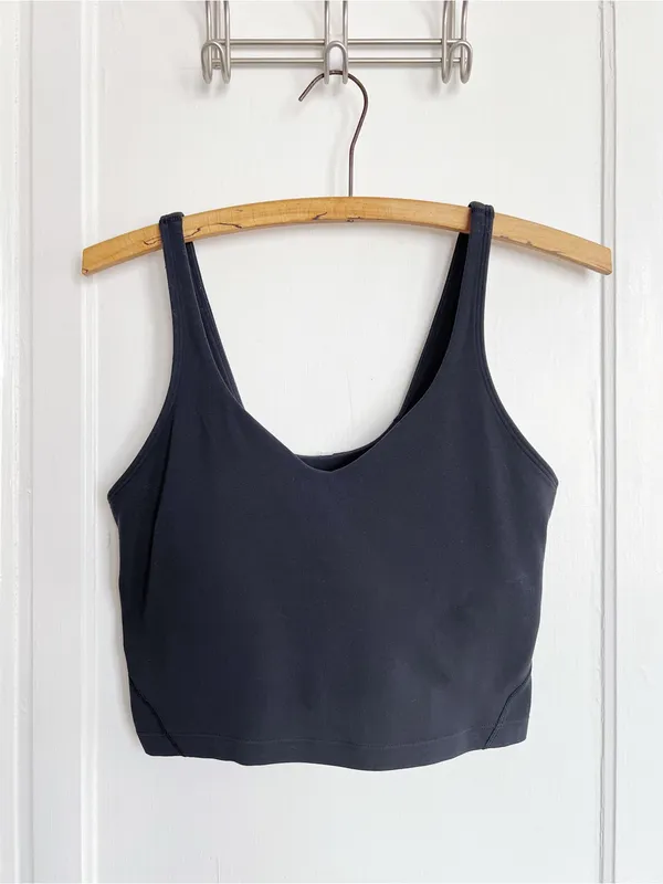 Lululemon • Align Tank crop black nulu built in bra athletic yoga workout - Image 2