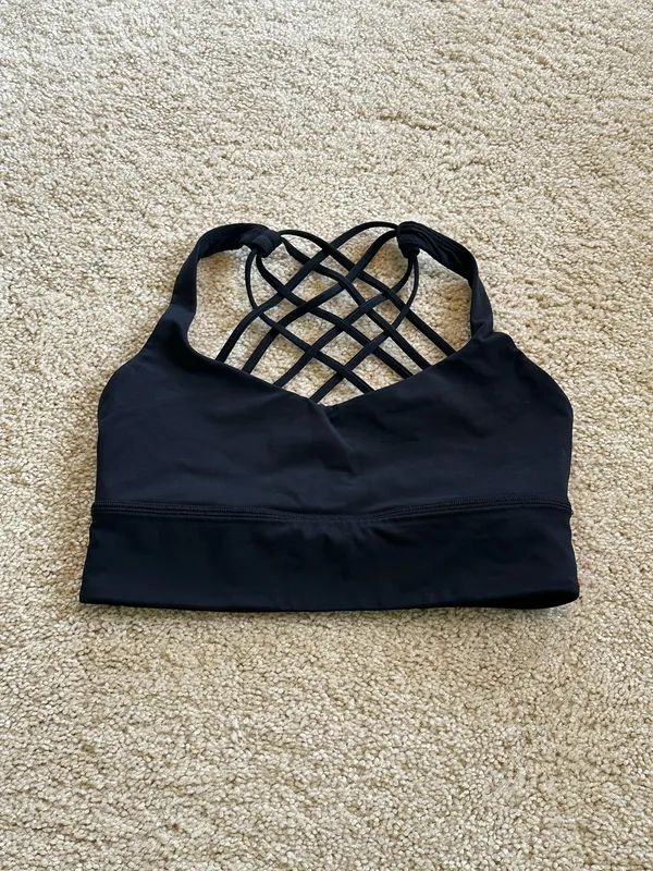 Lululemon Free to Be Bra Wild Long Line Black - Image 6
