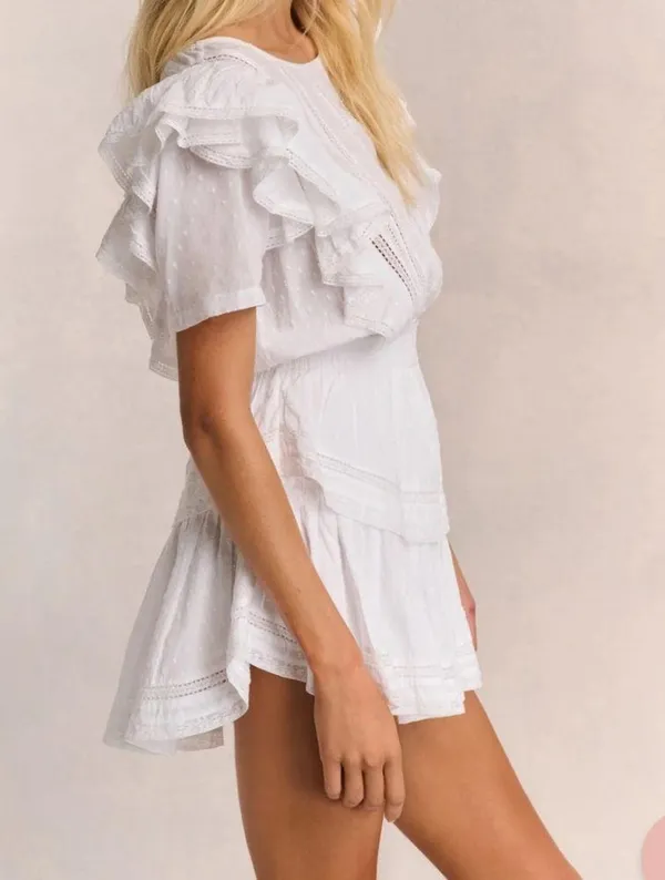 LoveShackFancy Natasha Heritage Mini Dress - Image 2