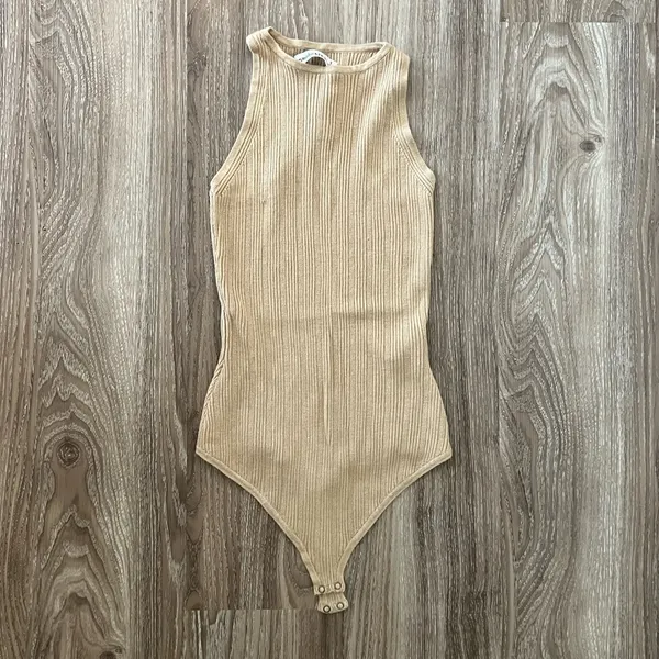 Abercrombie & Fitch Scuba Sweater Knit Bodysuit Top - Image 6