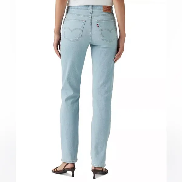 Levi's 724 HIGH RISE STRAIGHT WOMEN'S‎ JEANS indigo light - Image 3