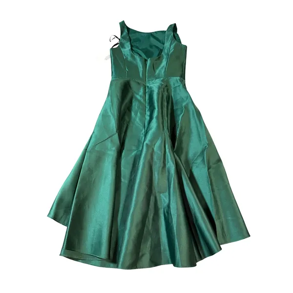 NWT Alfred‎ Sung Size 4R HUNTER GREEN HIGH LOW BRIDESMAID DRESS Formal - Image 11