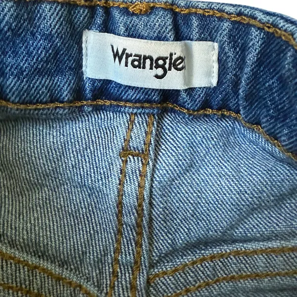 Wrangler High-Rise Denim Cutoff Shorts, Medium Wash, Women's Size 27 - Image 4