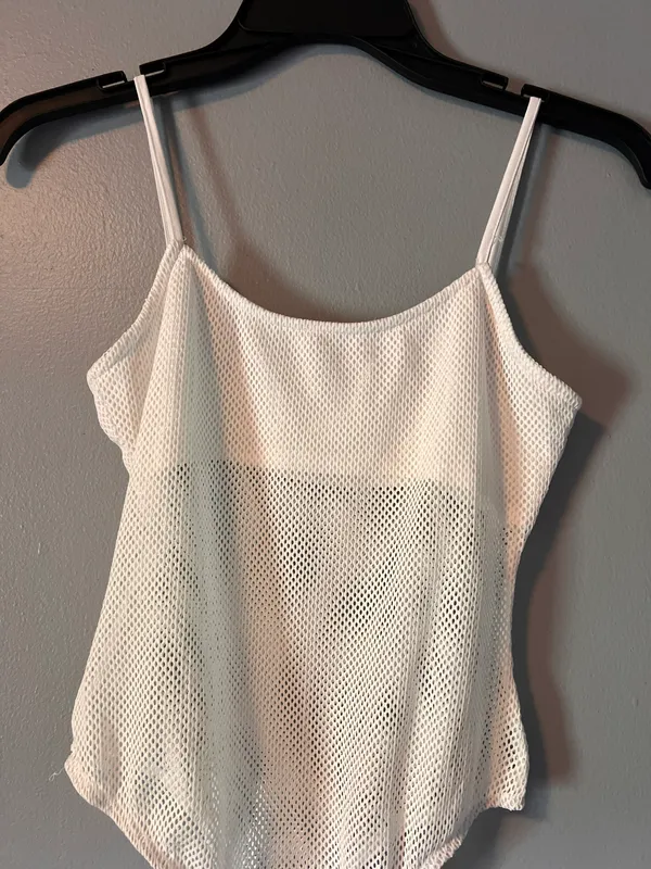 Revolve Janene White Fishnet Body Suit - Image 6