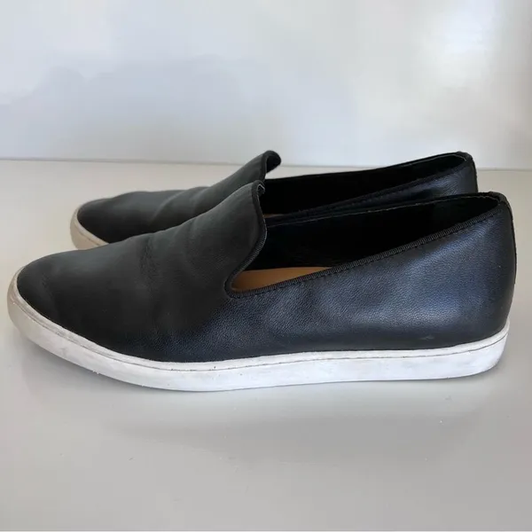 Birdies‎ The Swift Black Leather Slip On Sneakers - Image 7