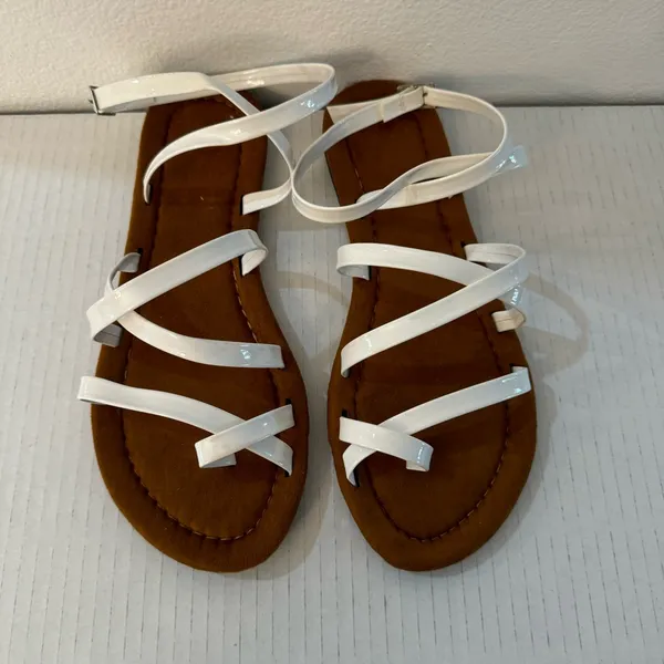 New. Women’s Flat Strappy Sandals – Elegant Summer Strappy Shoes - Image 6