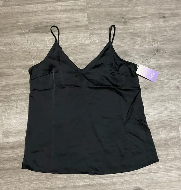 Stars Above Black Silk Top - Image 2