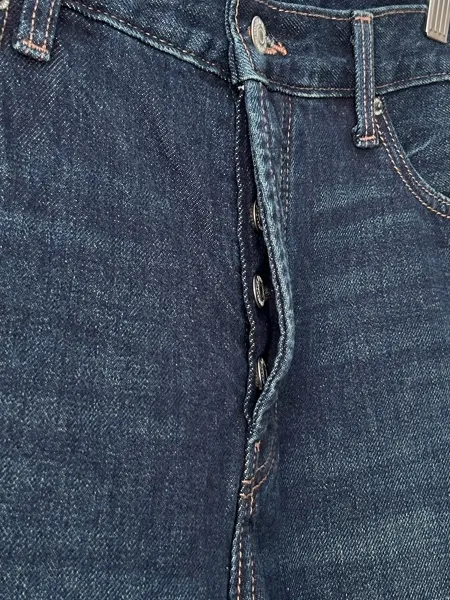 Old Navy Size 14 High-Rise Slouchy Straight Leg Denim Jeans Button Fly Closure - Image 3
