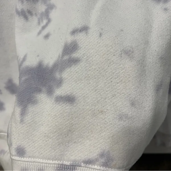 Free People Movement White & Purple Tie Dye Sweatshirt - Image 9