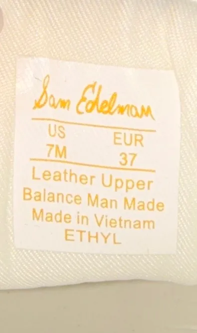 Sam Edelman Leather Sneakers White - Image 4