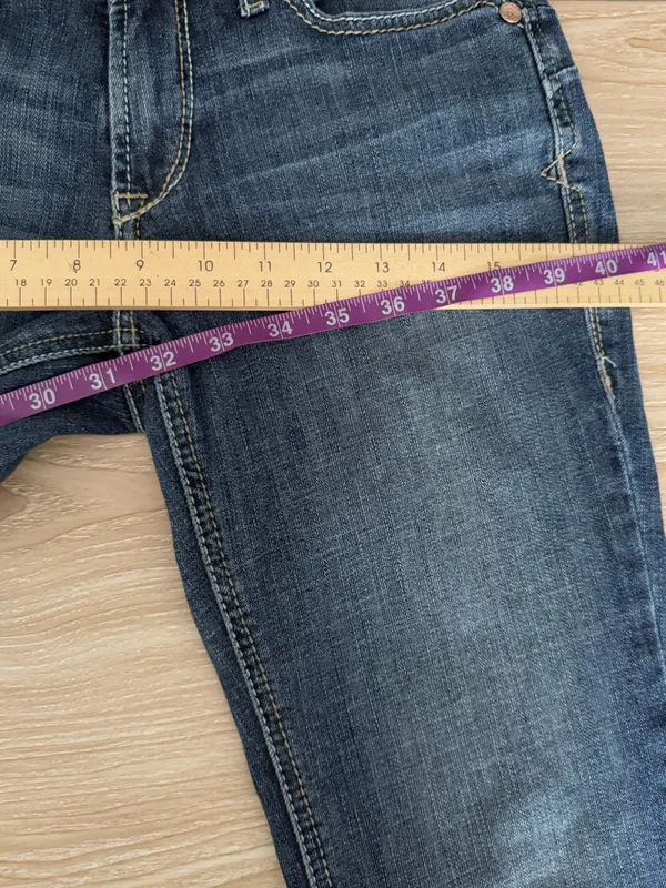 Ariat 26 Real Perfect Rise Bootcut Jeans Stryker Western Rodeo Festival Mid Rise - Image 7