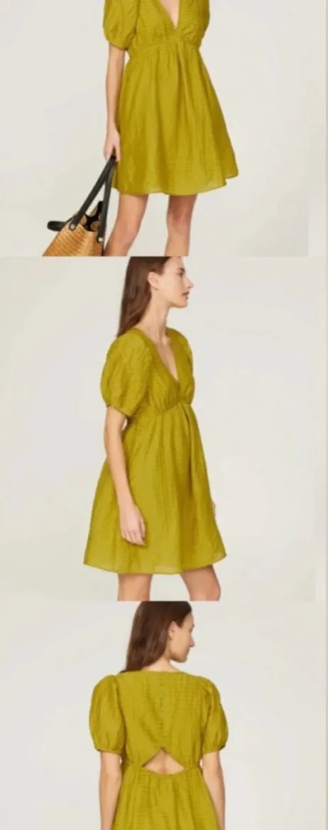 Madewell Kirkley Green Dress - Image 2
