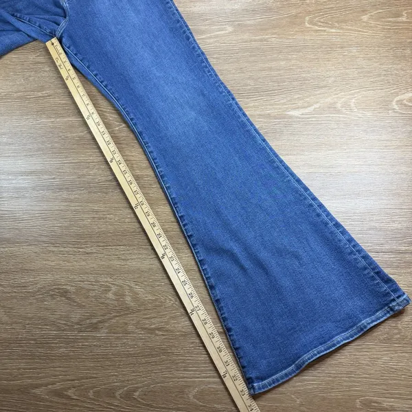 Abercrombie Curve Love 70s Flare Jeans Womens 30 10L Ultra High Rise Long - Image 10