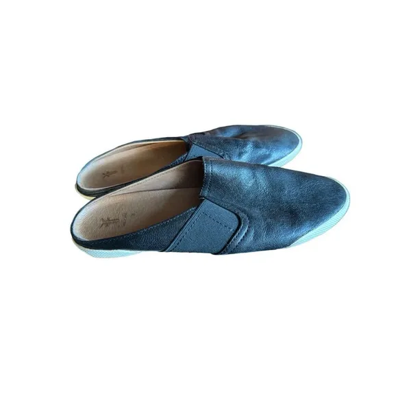 Frye Women's Melanie Gored Mule Leather Slip-on‎ Shoes Size 6 Black - Image 3