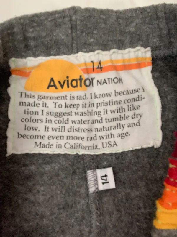Aviator Nation 5-Stripe Sweatpants Heather Grey - Image 4
