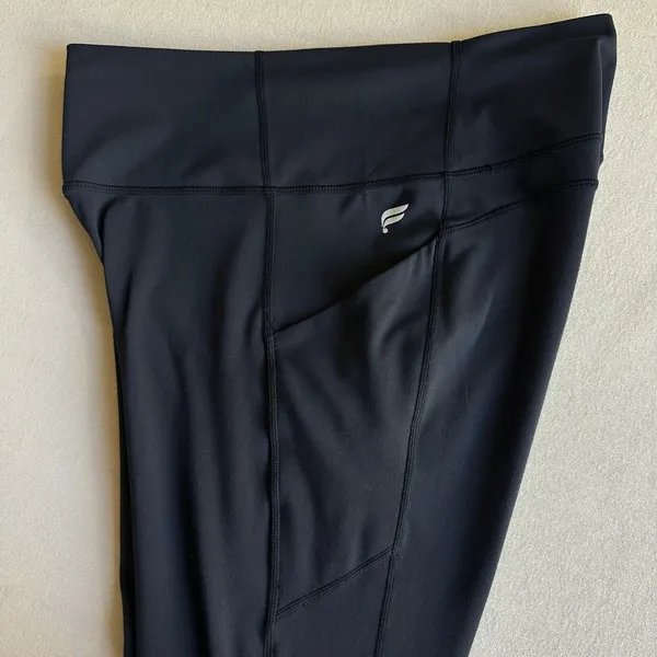 Fabletics Black Oasis PureLuxe High-Waisted Leggings with Pockets - Image 7