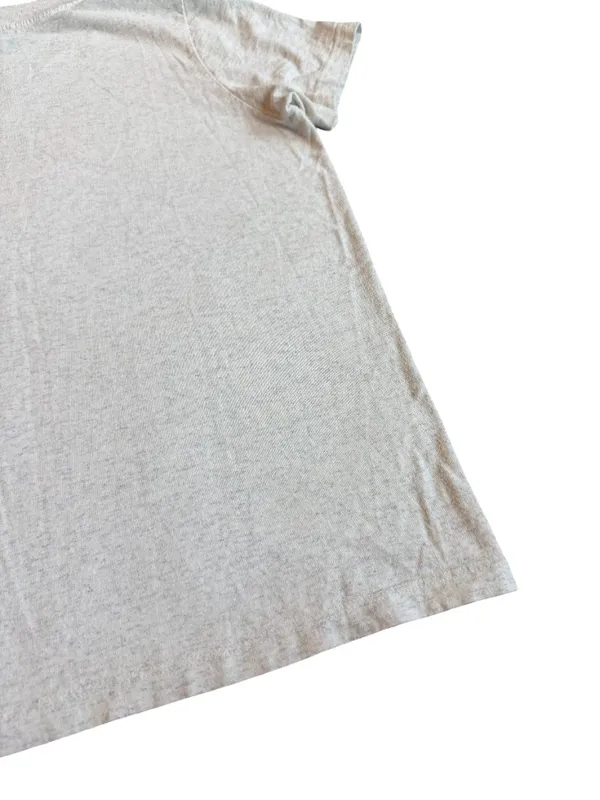 John Galt Paradise Cove Malibu Heather Cream Palm Tee Shirt Fit One Size Women's - Image 12