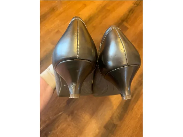 Women's Anne Klein iFlex Kitten Heels Size 8.5 Tan Brown Pumps - Image 9
