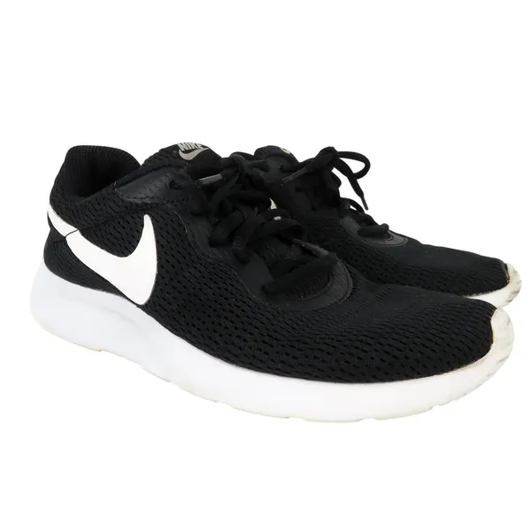 Nike Tanjun Black and White Running Sneakers Women's Size 7.5 Style AQ3553-001 - Image 2