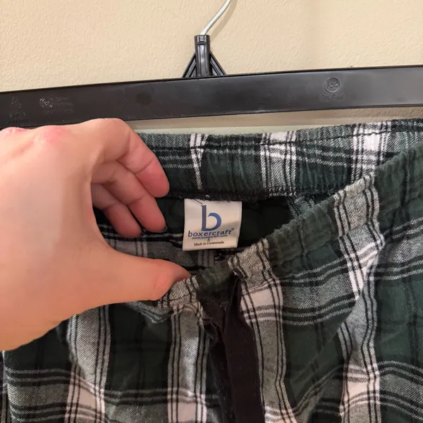 Boxercraft Vermont Green Plaid Pajama Pants - Image 4