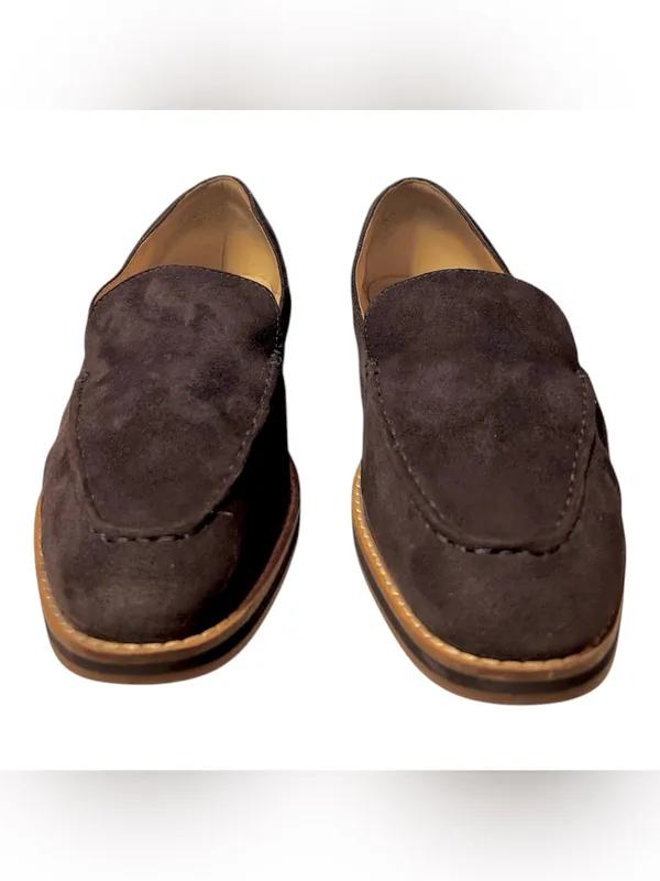 Cole Haan Women’s “The Go To” Navy Suede Slip-On Loafers - Image 4