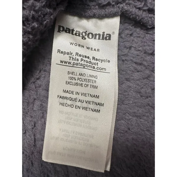 Patagonia Women's Los Gatos 1/4-Zip size Medium Woolly Blue - Image 4