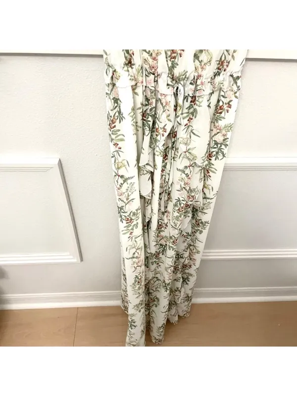 Gal Meets Glam Isabella Floral Full Length Maxi Dress Size 10 - Image 5
