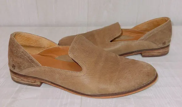 Lucky Brand Women's Cahill Casual Comfort Brown Leather Slip On Loafer size 9.5 - Image 2