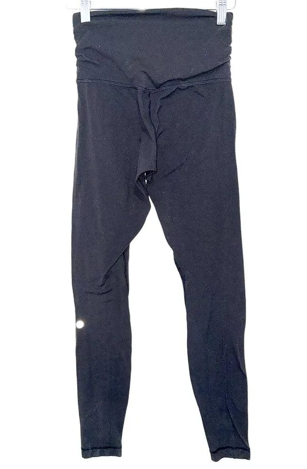 Lululemon Align Pant 28" Wrap Waist Black High Waisted Leggings Pants Size 4 - Image 7